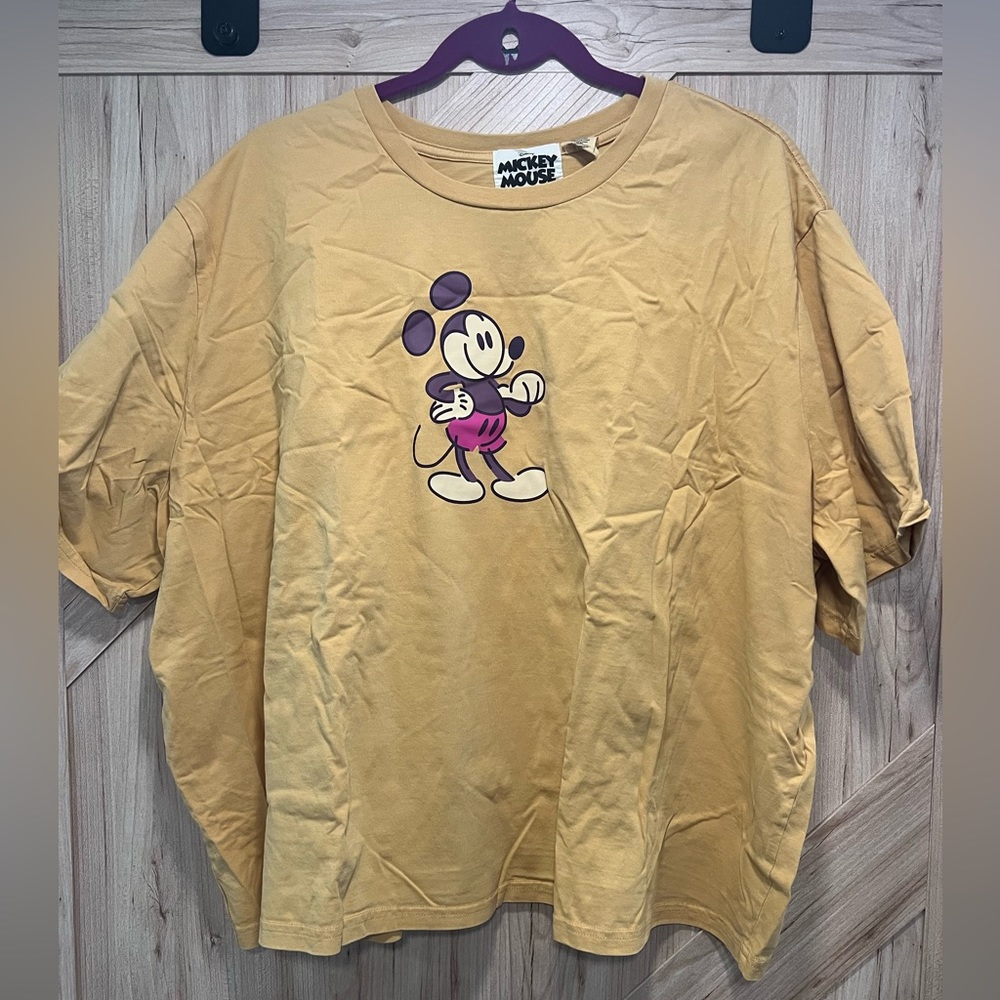 Mickey Mouse Cropped Tee - loose fit